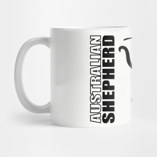 Australian Shepherd profile Aussie dog lover Mug